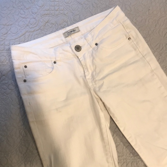 White Denim Skinny Jeans - Picture 2 of 4